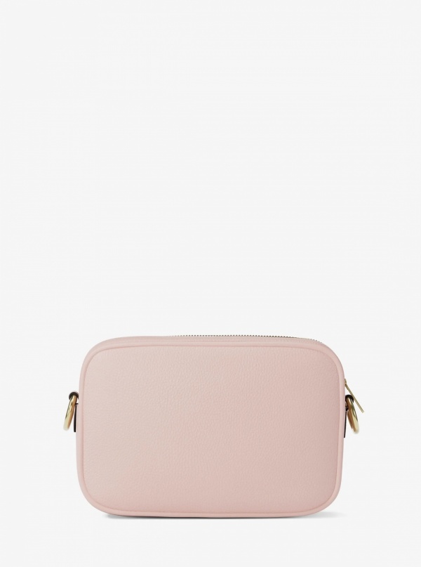Jet Set Large Pebbled Leather Camera Crossbody Bag