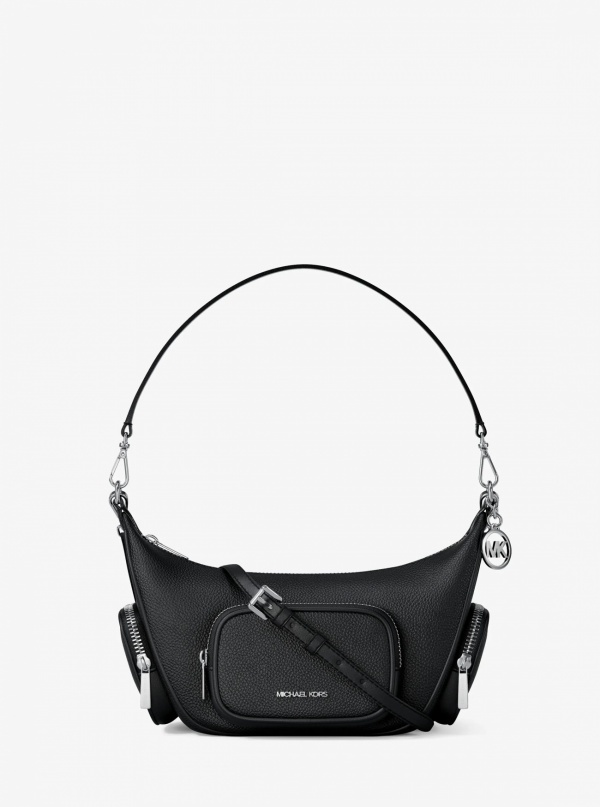 Merritt Small Pebbled Leather Convertible Crossbody Bag