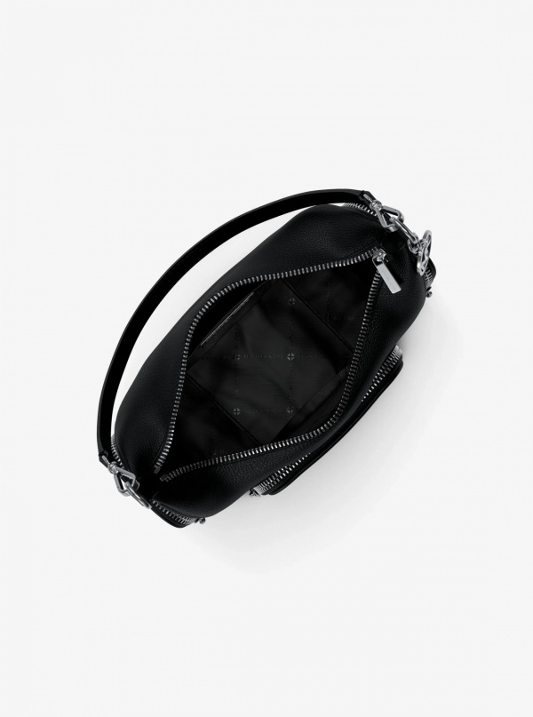 Merritt Small Pebbled Leather Convertible Crossbody Bag