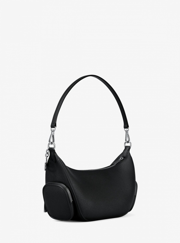 Merritt Small Pebbled Leather Convertible Crossbody Bag