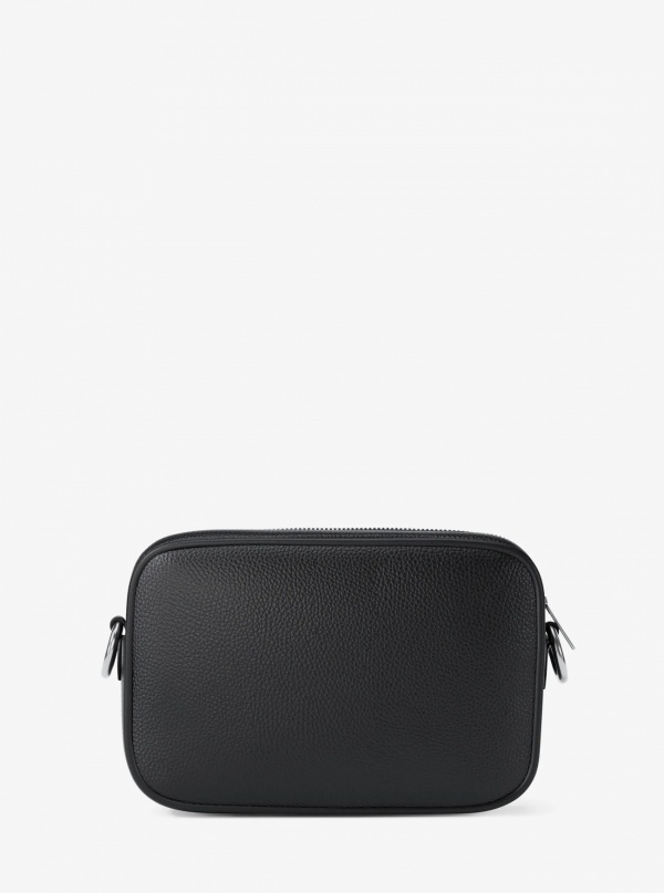 Jet Set Large Pebbled Leather Camera Crossbody Bag