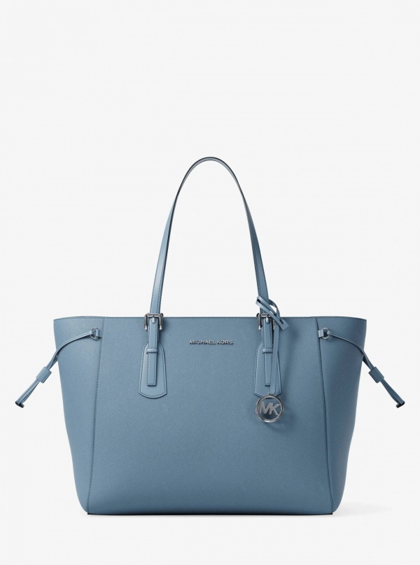 Voyager Large Saffiano Leather Tote Bag