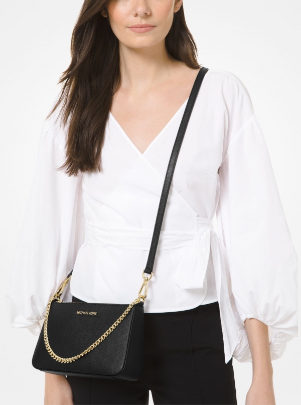 MICHAEL Michael Kors Jet Set Medium Saffiano Leather Crossbody Bag
