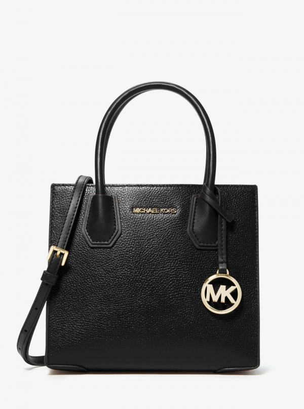 MICHAEL Michael Kors Mercer Medium Pebbled Leather Crossbody Bag