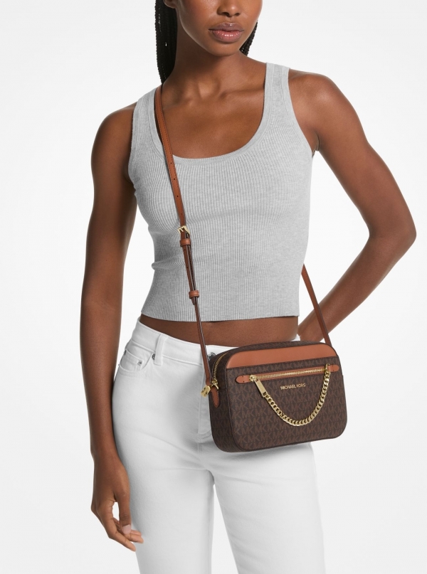 MICHAEL Michael Kors Jet Set Large Logo Crossbody Bag