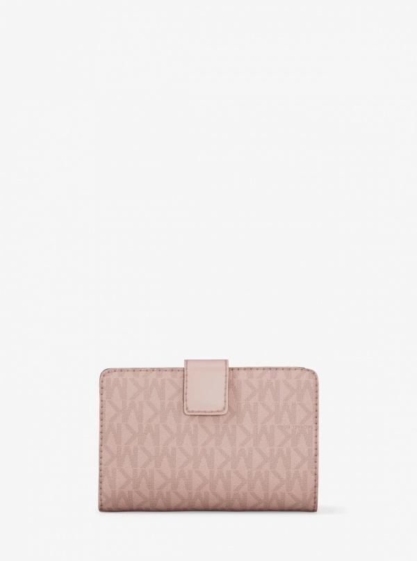 Jet Set Medium Signature Logo Bi-Fold Wallet