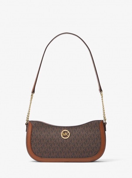 MICHAEL Michael Kors Leida Small Signature Logo Pochette