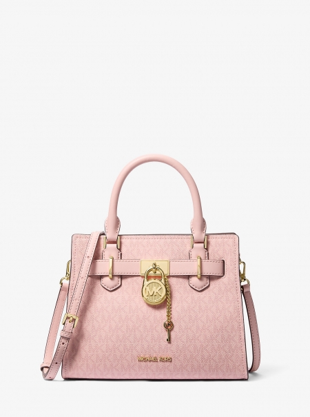 MICHAEL Michael Kors Hamilton Small Signature Logo Satchel