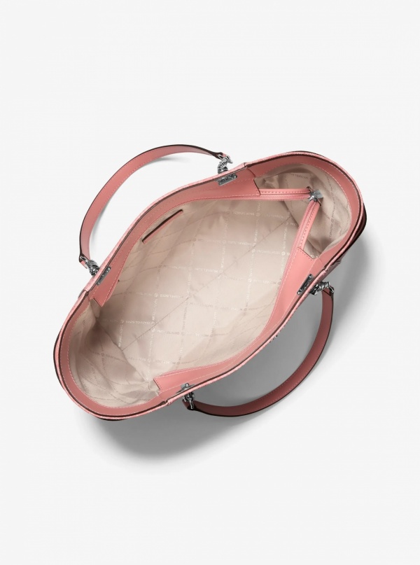 Jet Set Large Signature Logo Shoulder Bag