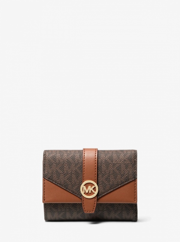 Greenwich Medium Signature Logo Trifold Wallet