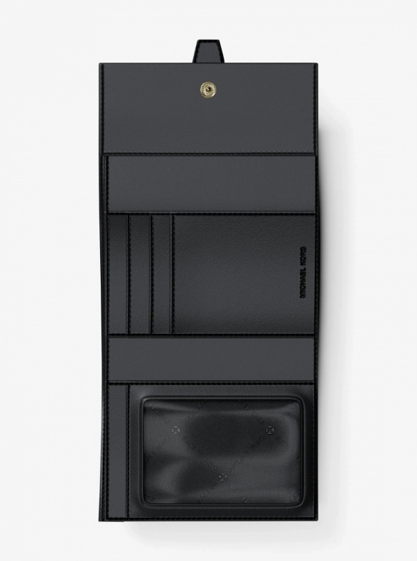 Greenwich Medium Saffiano Leather Trifold Wallet