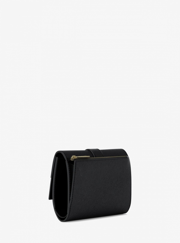 Greenwich Medium Saffiano Leather Trifold Wallet