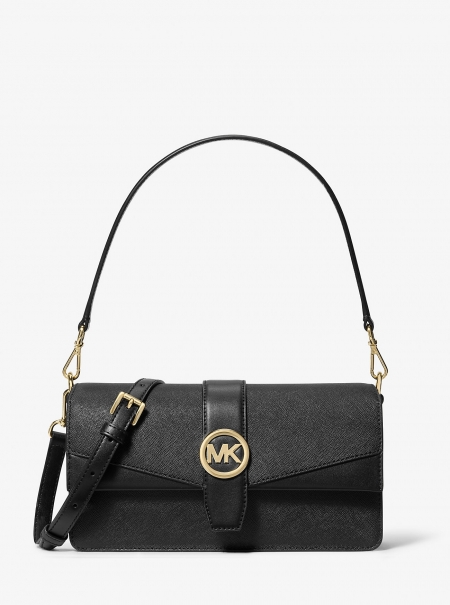 MICHAEL Michael Kors Greenwich Medium Saffiano Leather Shoulder Bag