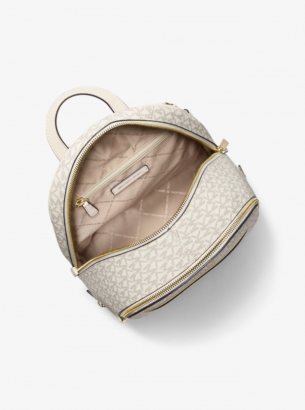 Rhea Medium Signature Logo Backpack
