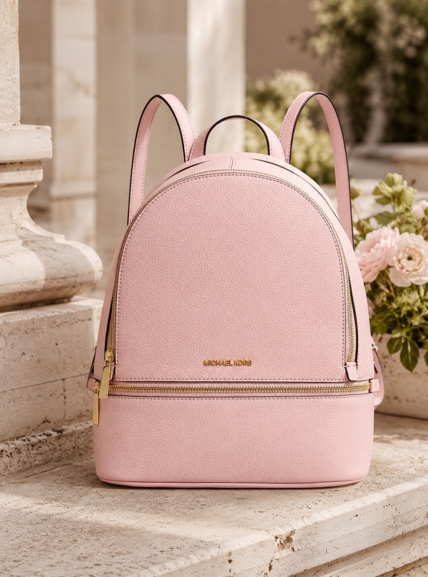 MICHAEL Michael Kors Rhea Medium Pebbled Leather Backpack
