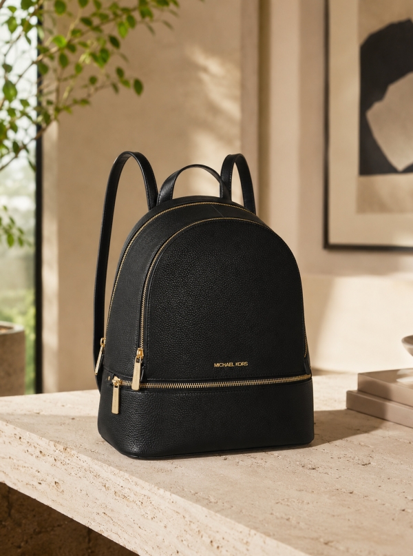 MICHAEL Michael Kors Rhea Medium Pebbled Leather Backpack