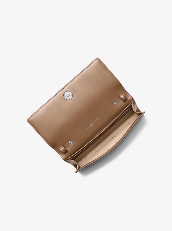 Carson Large Pebbled Leather Convertible Crossbody Bag