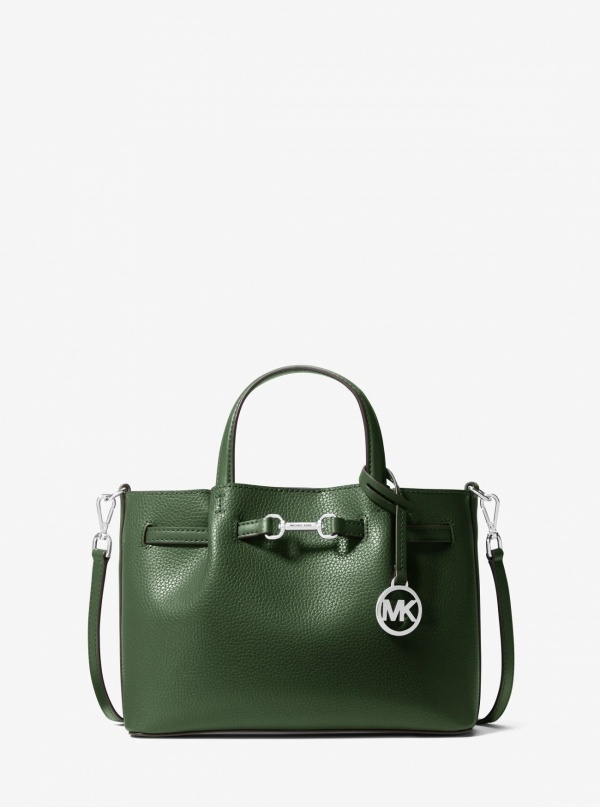 Michael Kors Carson Small Pebbled Leather Satchel