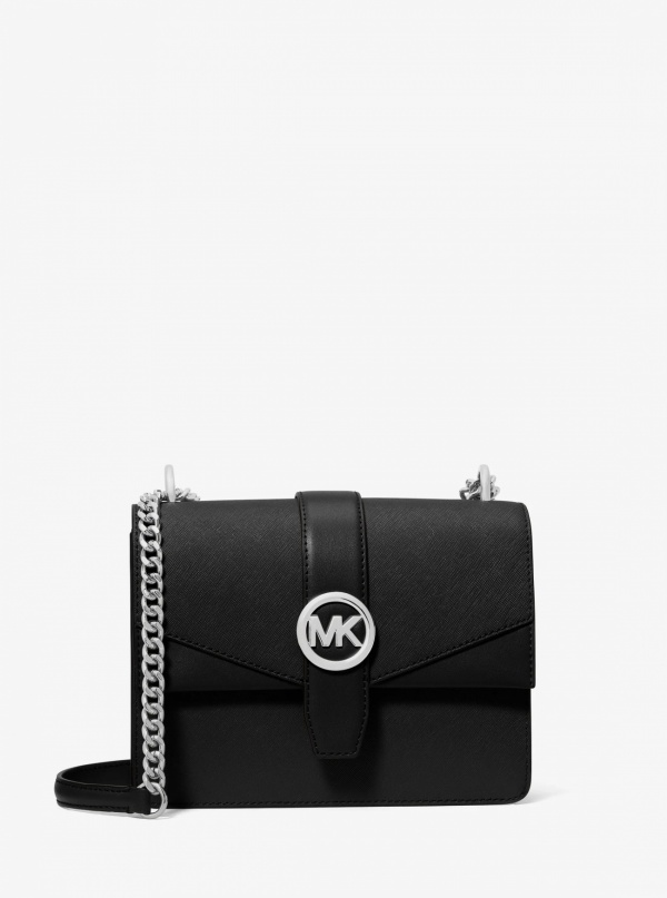 Greenwich Small Saffiano Leather Crossbody Bag
