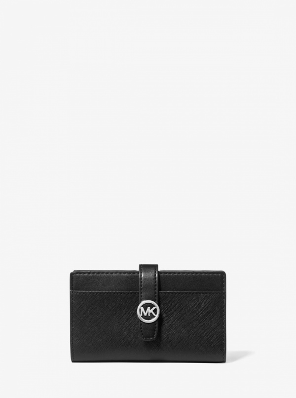 Greenwich Medium Saffiano Leather Bi-Fold Wallet