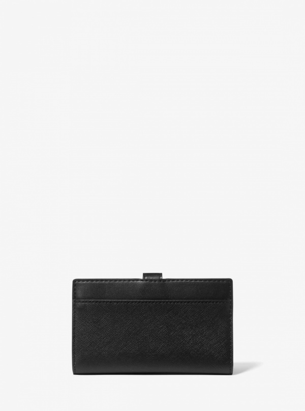 Greenwich Medium Saffiano Leather Bi-Fold Wallet