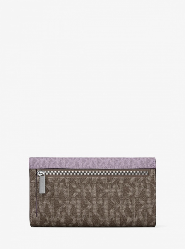 Jet Set Travel Signature Logo Tri-Fold Wallet