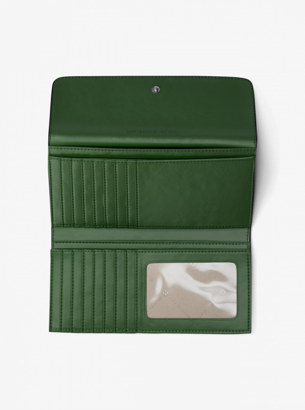 Jet Set Travel Signature Logo Tri-Fold Wallet