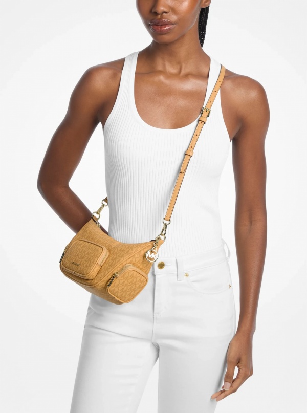 Merritt Small Signature Logo Convertible Shoulder Bag