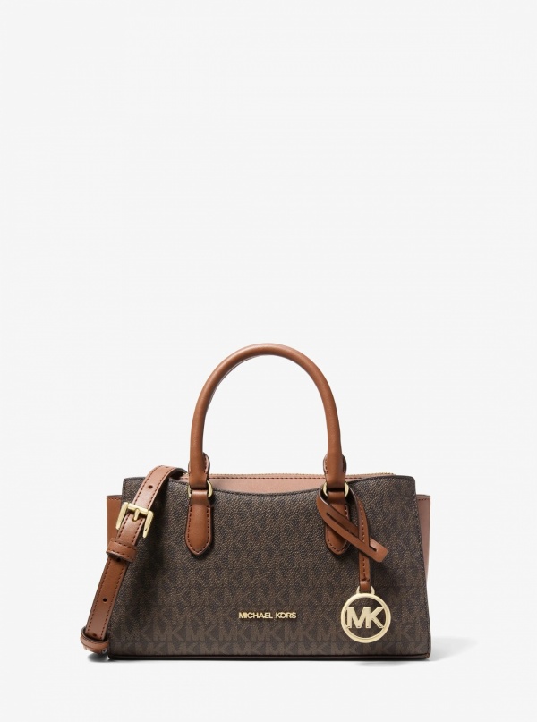 Arden Small Signature Logo Messenger Bag