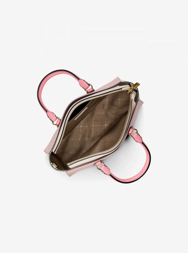 Arden Small Color-Block Signature Logo Messenger Bag