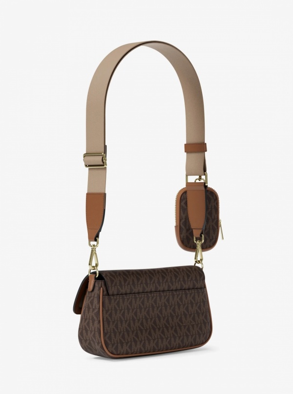 Jet Set Travel Small Signature Logo Crossbody Bag With Pouch