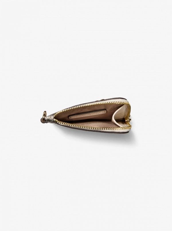 Jet Set Travel Medium Snake Embossed Chain Wallet