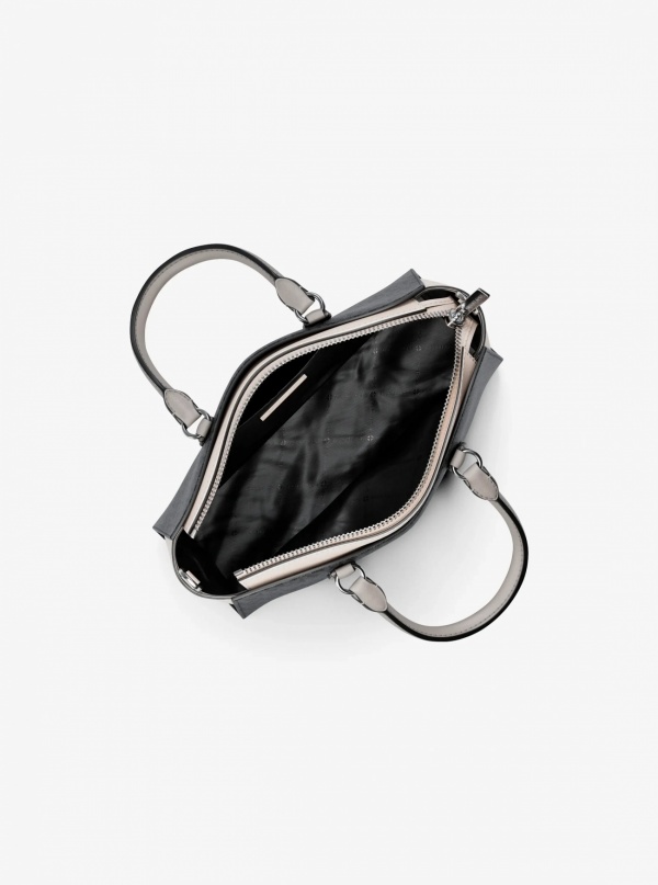 Arden Small Color-Block Signature Logo Messenger Bag
