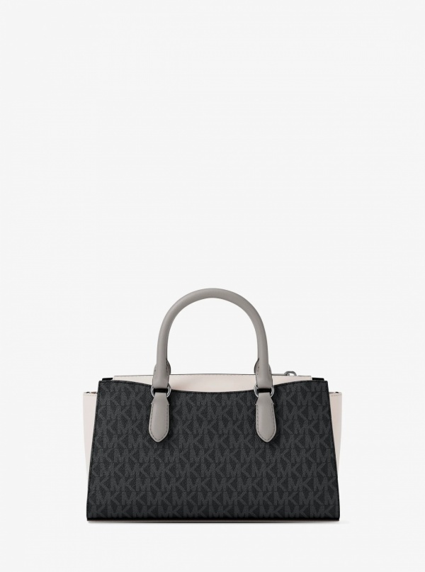 Arden Small Color-Block Signature Logo Messenger Bag