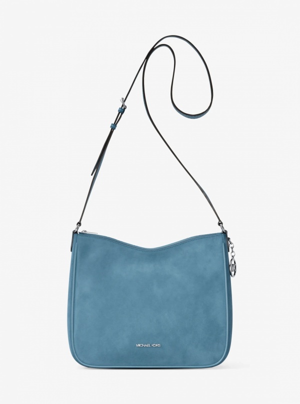 Nayla Medium Suede Messenger Bag