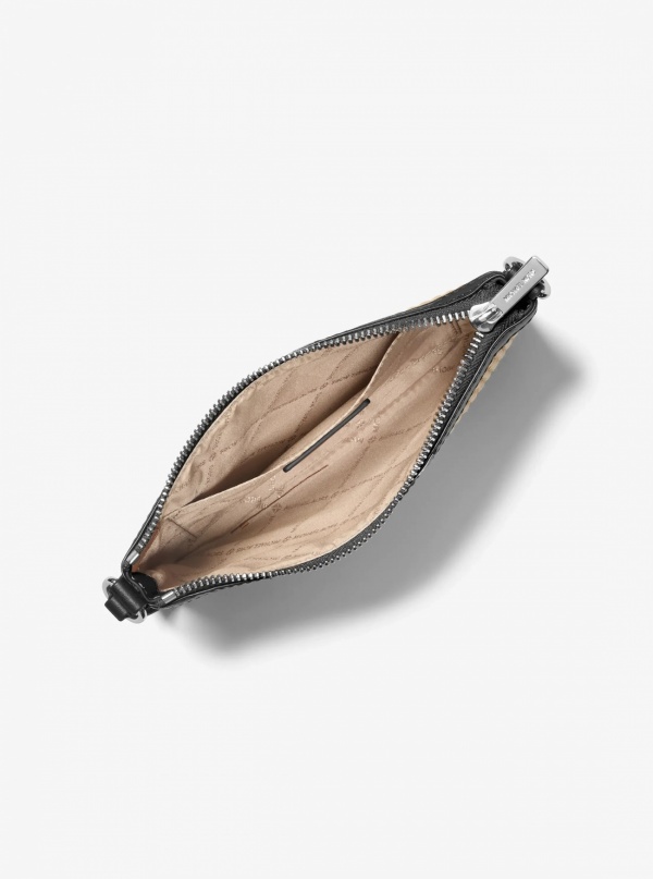 Jet Set Travel Small Woven Wristlet