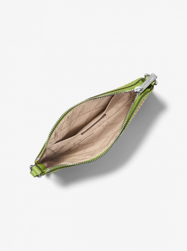 Jet Set Travel Small Woven Wristlet