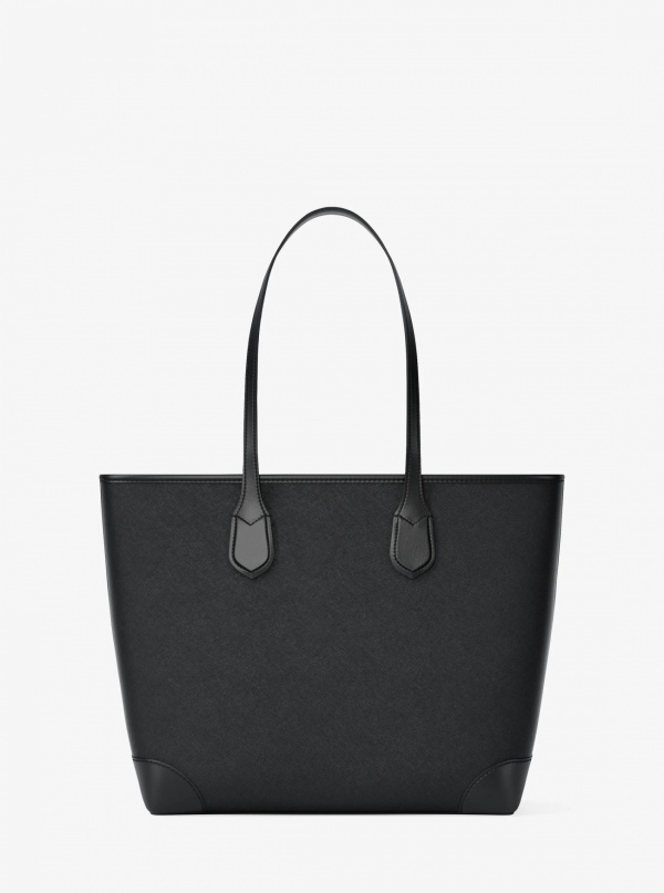 Eva Large Saffiano Leather Tote Bag
