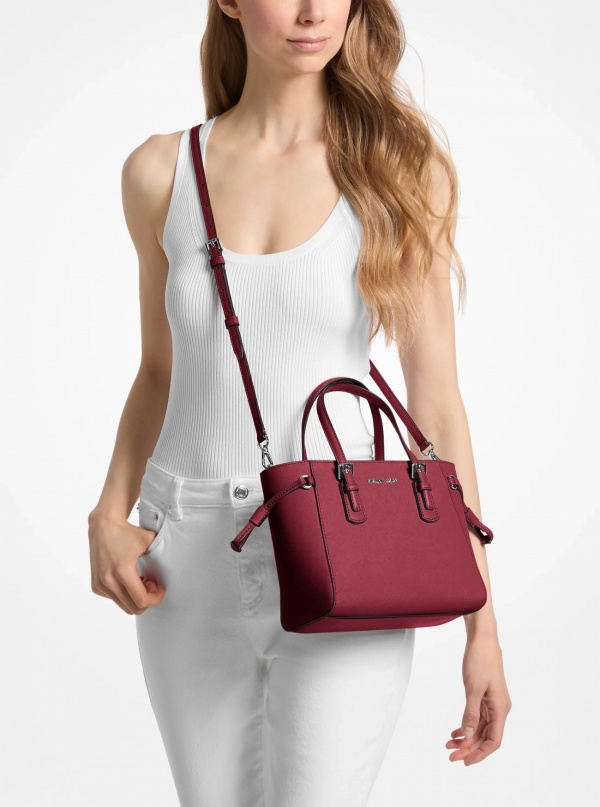 Voyager Extra-Small Pebbled Leather Convertible Crossbody Bag