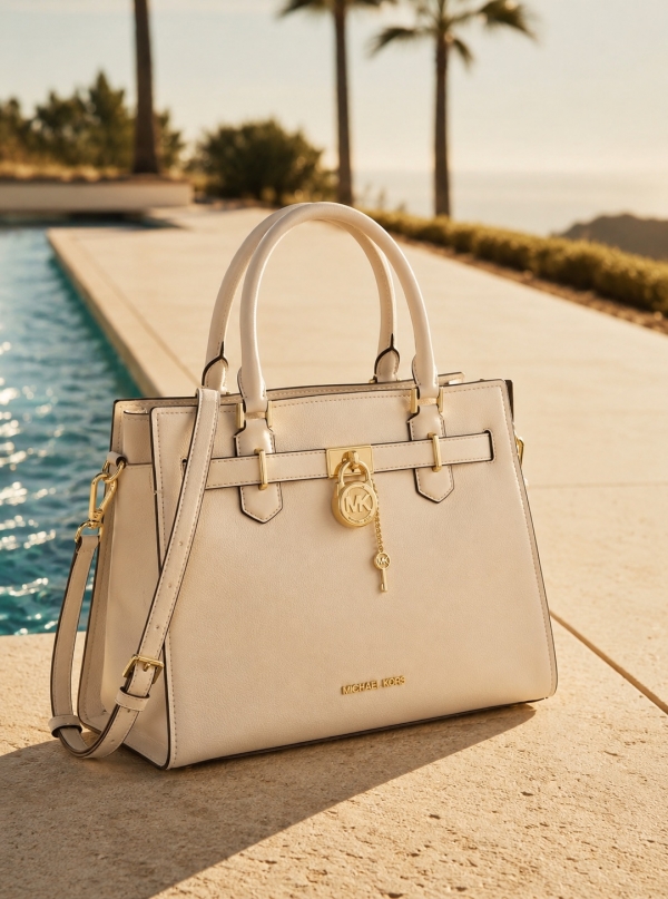 MICHAEL Michael Kors Hamilton Medium Leather Satchel