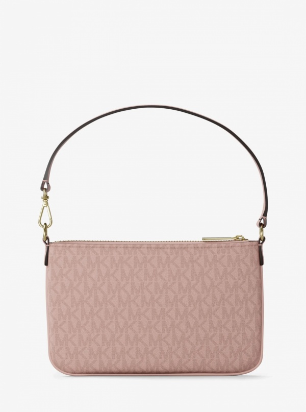 Jet Set Small Signature Logo Convertible Wristlet
