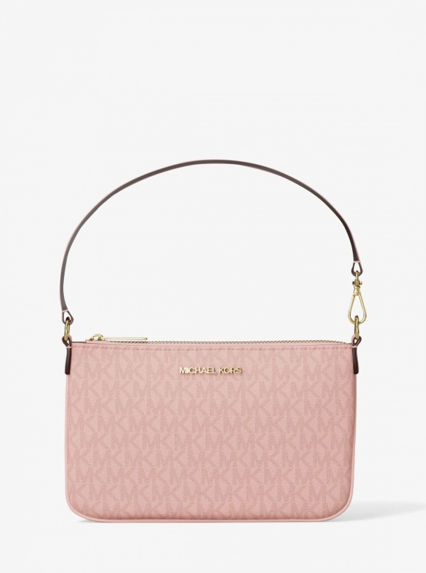Jet Set Small Signature Logo Convertible Wristlet