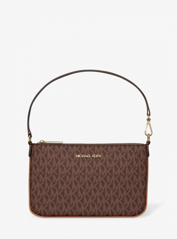 Jet Set Small Signature Logo Convertible Wristlet