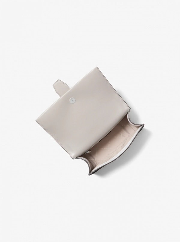 Greenwich Small Color-Block Signature Logo Crossbody Bag