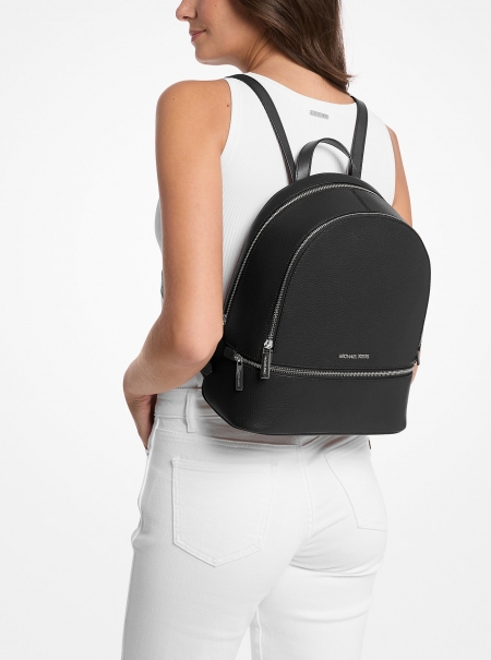 MICHAEL Michael Kors Rhea Medium Pebbled Leather Backpack