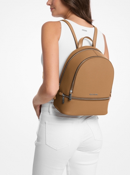 MICHAEL Michael Kors Rhea Medium Pebbled Leather Backpack
