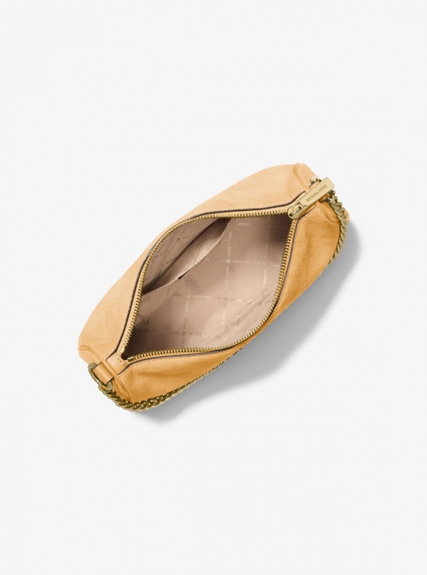 Carmela Medium Suede Convertible Crossbody Bag