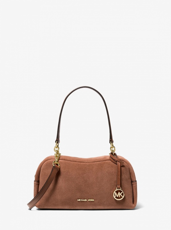 Cecily Small Suede Shoulder Bag