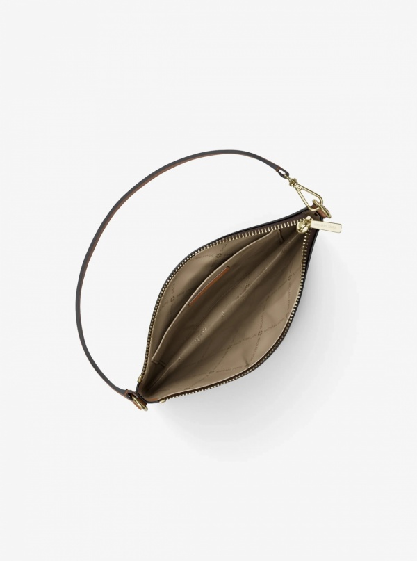 Jet Set Travel Small Striped Signature Logo Convertible Wristlet