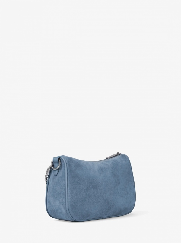 Carmela Medium Suede Convertible Crossbody Bag